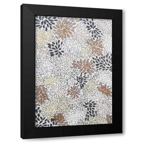 Les Fleurs Black Modern Wood Framed Art Print with Double Matting by Carroccio, Lisa