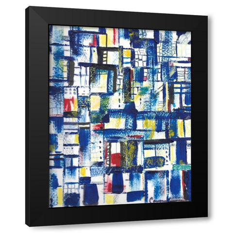 Sunday Morning Black Modern Wood Framed Art Print with Double Matting by Carroccio, Lisa