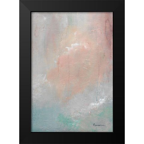 Mountain Mist I Black Modern Wood Framed Art Print by Carroccio, Lisa