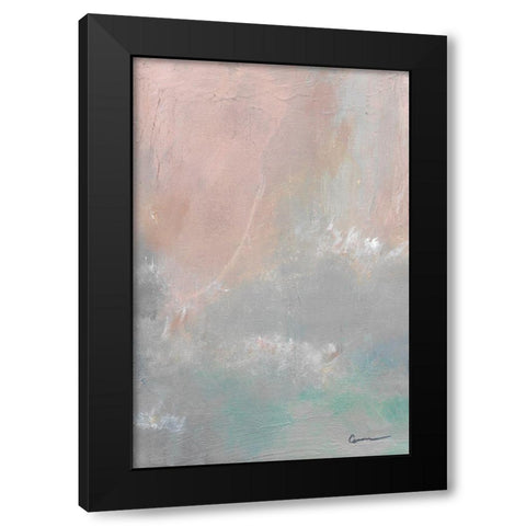 Mountain Mist II Black Modern Wood Framed Art Print by Carroccio, Lisa