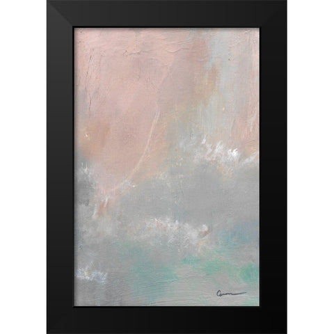 Mountain Mist II Black Modern Wood Framed Art Print by Carroccio, Lisa