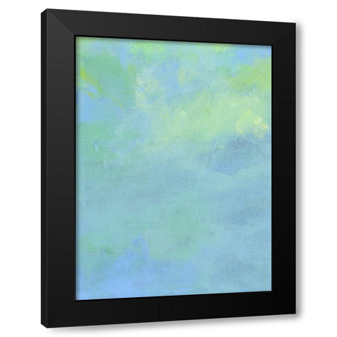 Sky Abstract II Black Modern Wood Framed Art Print with Double Matting by Carroccio, Lisa