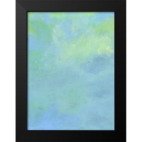 Sky Abstract II Black Modern Wood Framed Art Print by Carroccio, Lisa