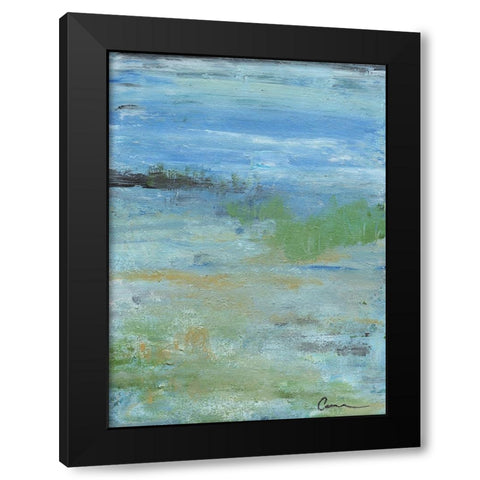 On the Shore Black Modern Wood Framed Art Print with Double Matting by Carroccio, Lisa