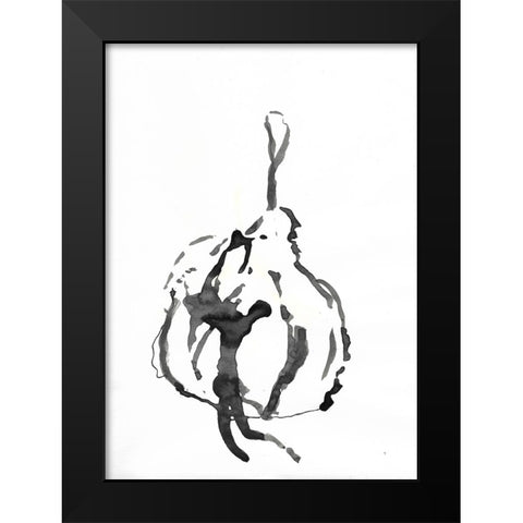 Strange Fruit II Black Modern Wood Framed Art Print by Carroccio, Lisa