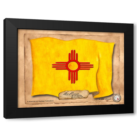 New Mexico-Solo with background Black Modern Wood Framed Art Print with Double Matting by Alexander, Natalie