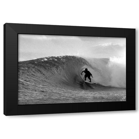 Pipeline III Black Modern Wood Framed Art Print by Anonymous