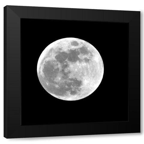 Eclipse I Black Modern Wood Framed Art Print by Anonymous