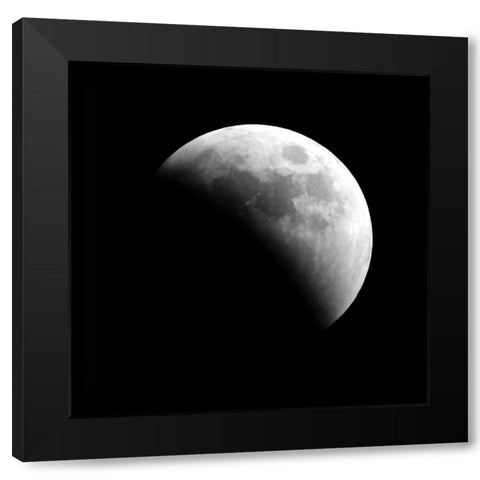 Eclipse III Black Modern Wood Framed Art Print by Anonymous