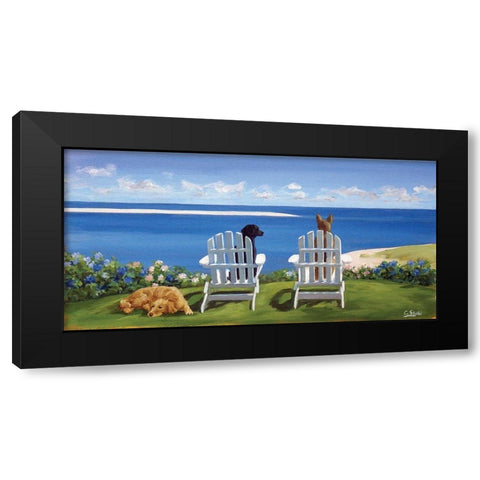 Chatham Tail Black Modern Wood Framed Art Print by Saxe, Carol