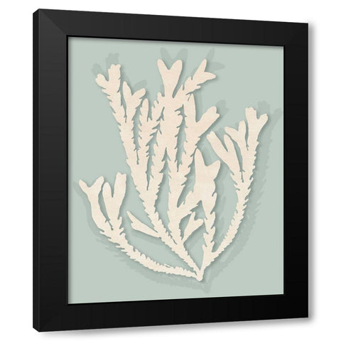 Ocean Rockweed II. Black Modern Wood Framed Art Print by InuitÂ  Â 