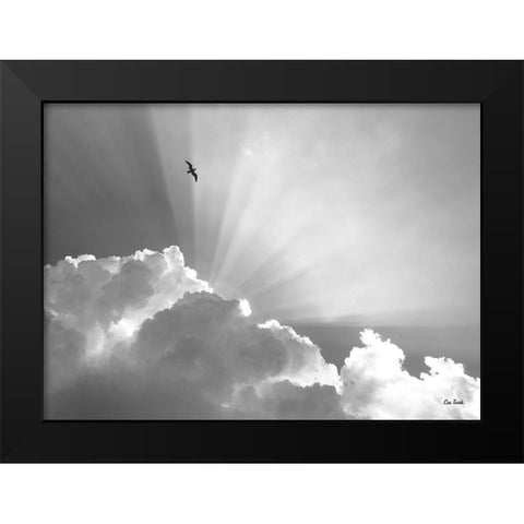 Heavenly Black Modern Wood Framed Art Print by Turek, Eve