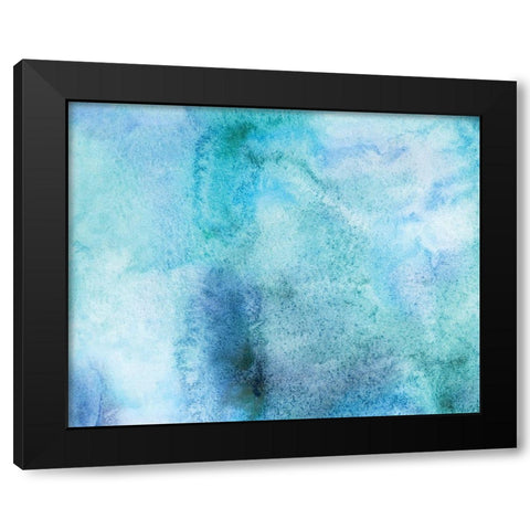 Aquamarine I. Black Modern Wood Framed Art Print by Anonymous