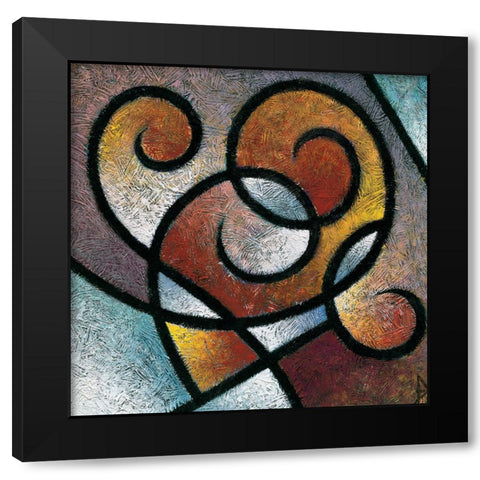 Pathways I Black Modern Wood Framed Art Print by Unknown