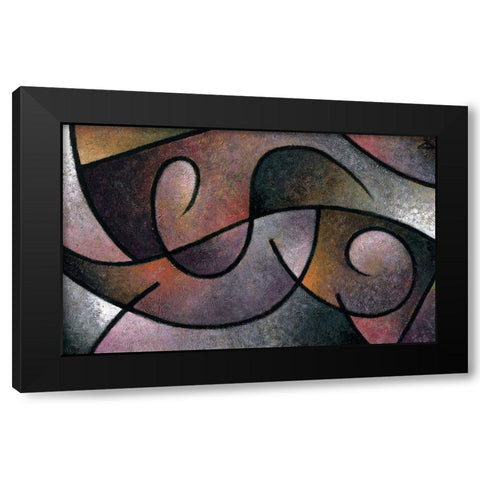 Pathways III Black Modern Wood Framed Art Print by Unknown