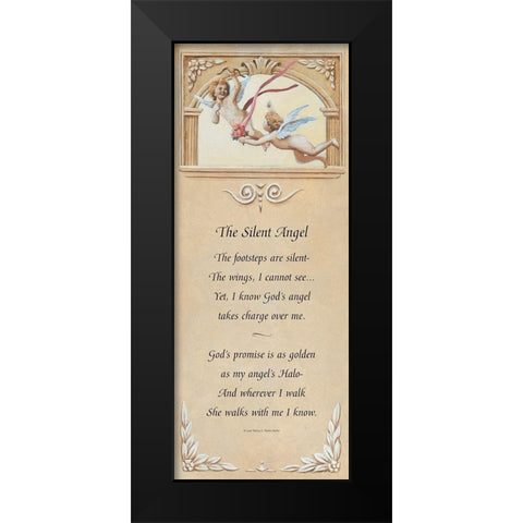 nt Angel Black Modern Wood Framed Art Print by Unknown