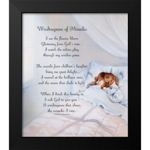 Windowpane Black Modern Wood Framed Art Print by Unknown