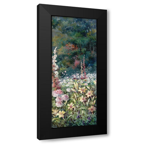Gazebo on Lake III Black Modern Wood Framed Art Print by Unknown