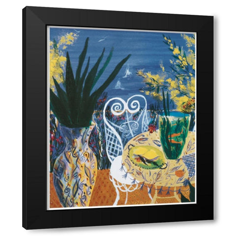 By the Sea I Black Modern Wood Framed Art Print with Double Matting by Unknown