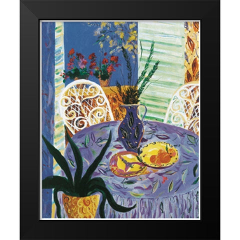 By the Sea II Black Modern Wood Framed Art Print by Unknown