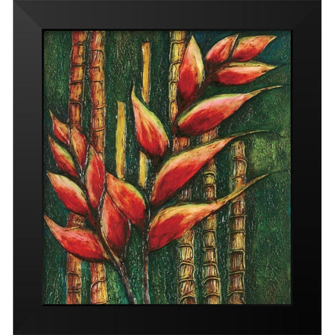 Passion Fruit I Black Modern Wood Framed Art Print by Unknown