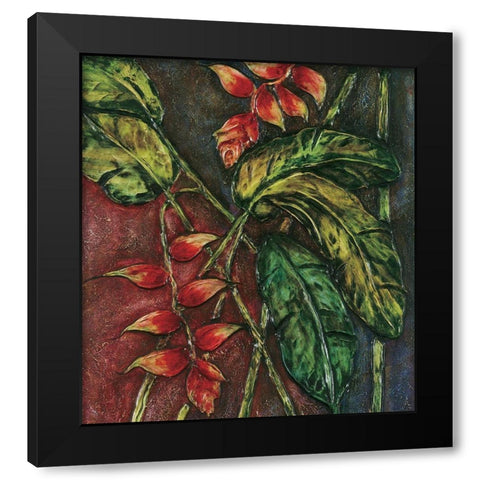 Passion Fruit II Black Modern Wood Framed Art Print with Double Matting by Unknown