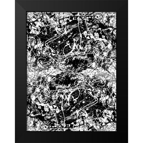 In the Woods II Black Modern Wood Framed Art Print by Unknown