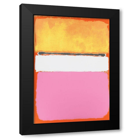 Rectangles Black Modern Wood Framed Art Print by Unknown