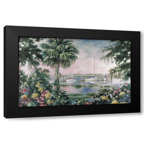 Safe Harbor Black Modern Wood Framed Art Print by Unknown