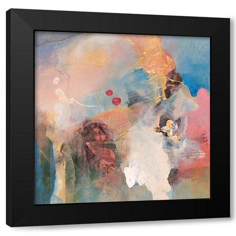Cloud Abstract I Black Modern Wood Framed Art Print with Double Matting by Unknown