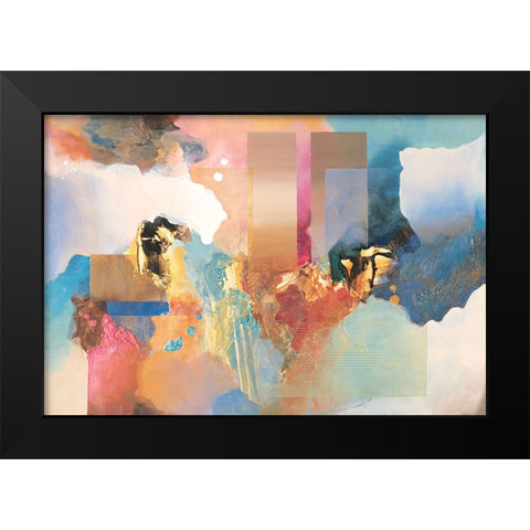 Desert Abstract I Black Modern Wood Framed Art Print by Unknown