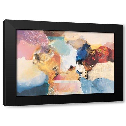Desert Abstract II Black Modern Wood Framed Art Print by Unknown