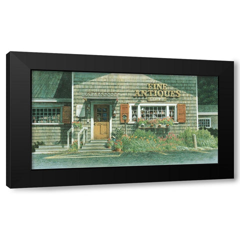 Fine Antiques Black Modern Wood Framed Art Print with Double Matting by Unknown