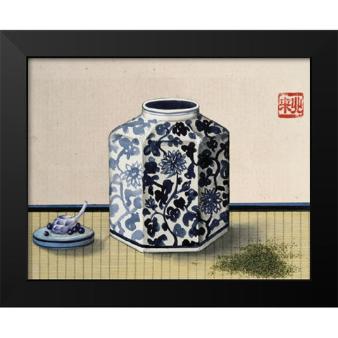 Oriental II Black Modern Wood Framed Art Print by Unknown