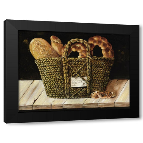 Bread I Black Modern Wood Framed Art Print by Unknown