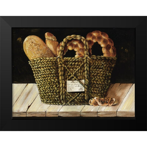 Bread I Black Modern Wood Framed Art Print by Unknown