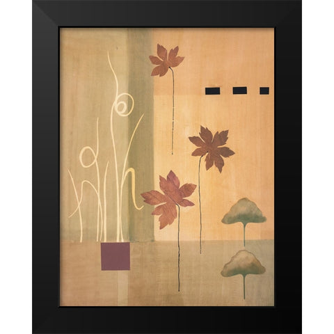 Lead Abstract I Black Modern Wood Framed Art Print by Unknown