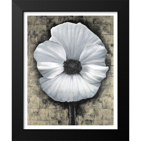 Poppies I Black Modern Wood Framed Art Print by Unknown