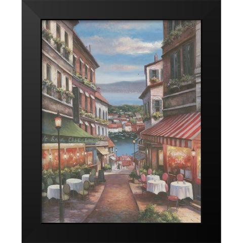 Le Havre I Black Modern Wood Framed Art Print by Unknown