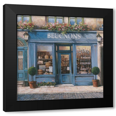 Beugnons Shoppe Black Modern Wood Framed Art Print by Unknown