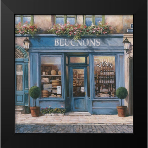 Beugnons Shoppe Black Modern Wood Framed Art Print by Unknown