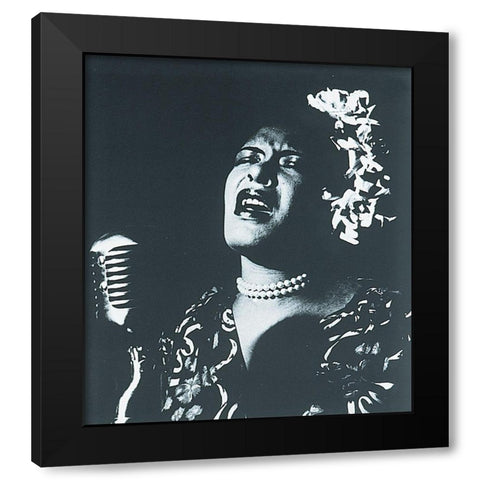 Billie Black Modern Wood Framed Art Print by Unknown