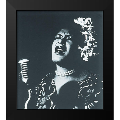 Billie Black Modern Wood Framed Art Print by Unknown