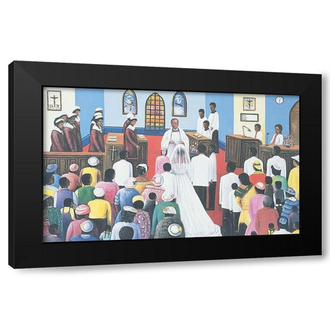 For Better or Worse Black Modern Wood Framed Art Print by Unknown