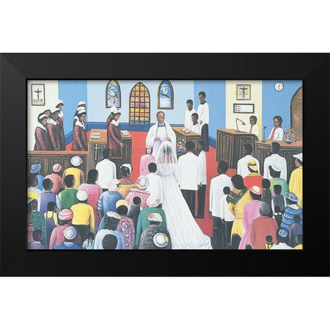 For Better or Worse Black Modern Wood Framed Art Print by Unknown