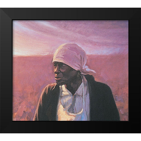 Wisdom of Age Black Modern Wood Framed Art Print by Unknown