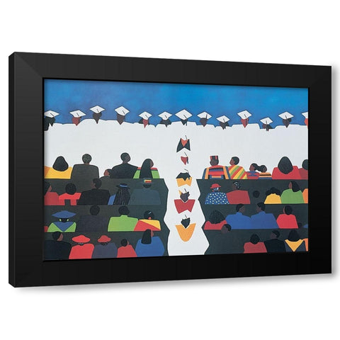 Graduation Black Modern Wood Framed Art Print with Double Matting by Unknown