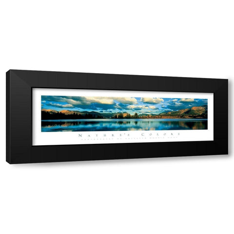 Lake Molas Black Modern Wood Framed Art Print by Unknown