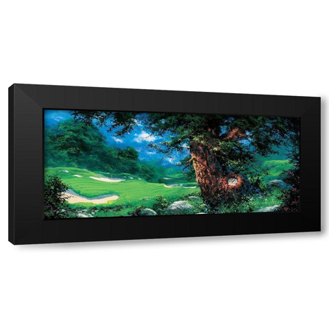 Golf Fantasy I Black Modern Wood Framed Art Print by Unknown