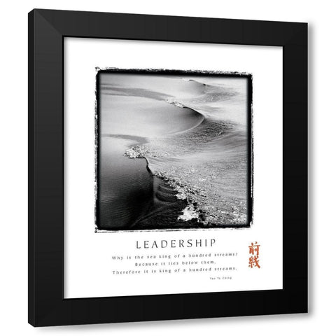 Leadership Black Modern Wood Framed Art Print by Unknown